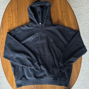 Gymshark Black Weightlifting Club Hoodie